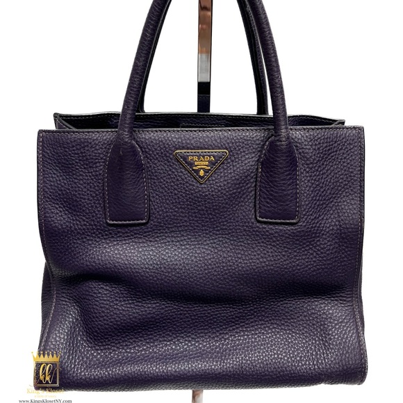 Prada 2 way Diano uva shopping tote - Picture 1 of 15